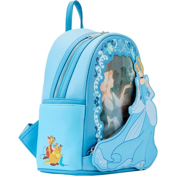 NWT Loungefly Disney Cinderella Princess Series Lenticular Mini Backpack - Picture 3 of 8